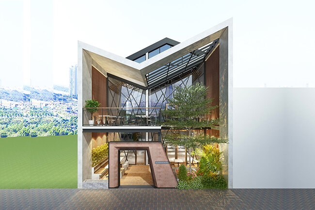 Thiết Kế Quán Cafe Thép Tiền Chế Tại Đồng Nai