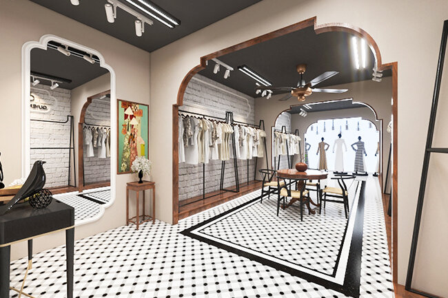 Thiết Kế Cửa Hàng Áo Cưới Tại Đồng Nai