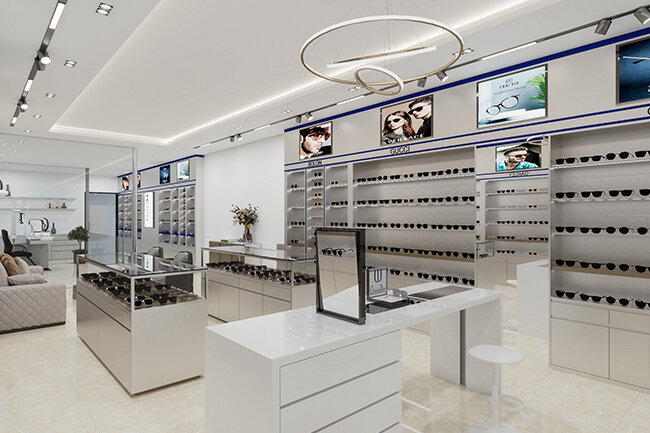 Thiết Kế Cửa Hàng Mắt Kính Cao Cấp Củ Chi